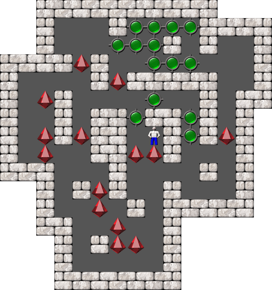 Sokoban Mass Remodel level 151